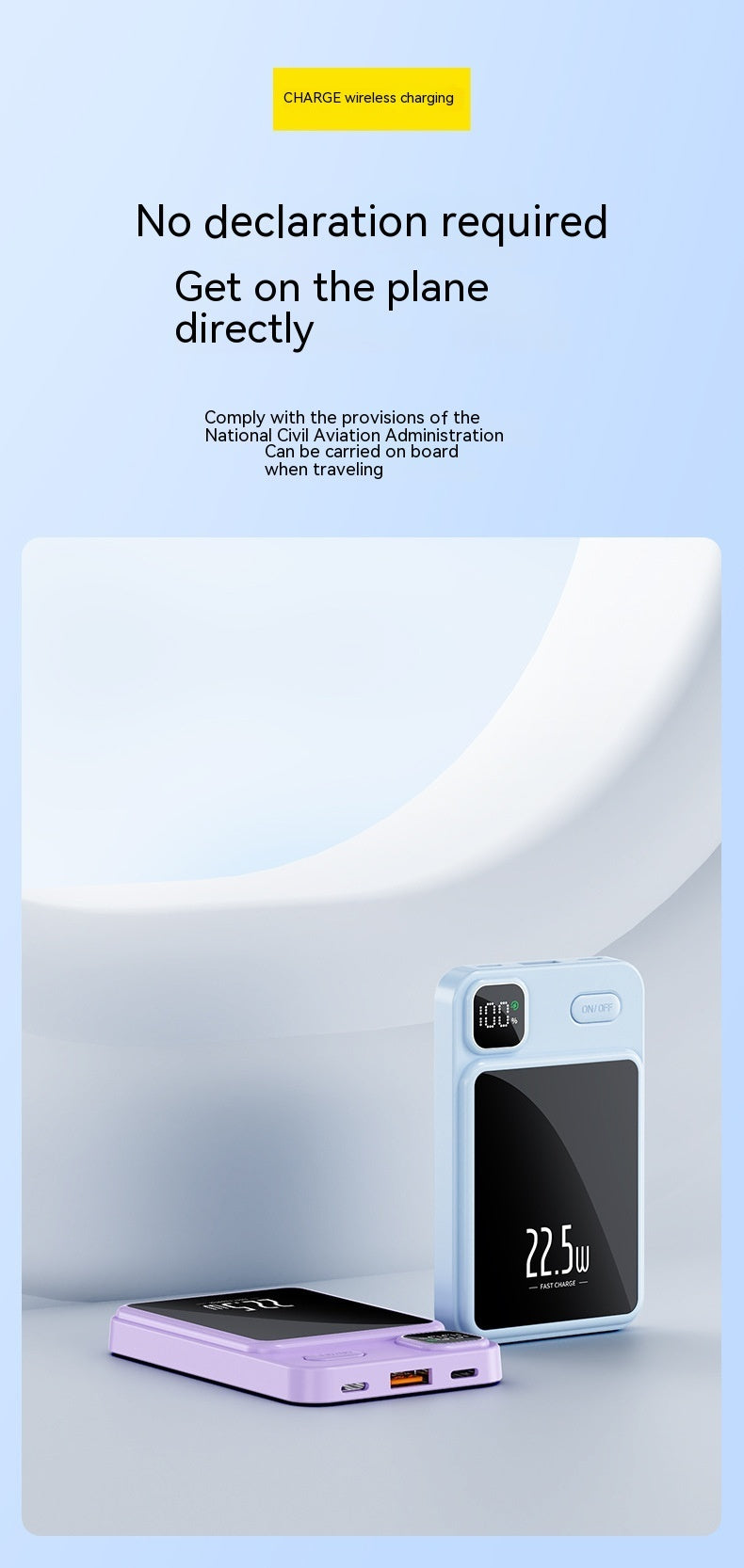 Digital Magnetic Wireless Power Bank by Elixor EL103