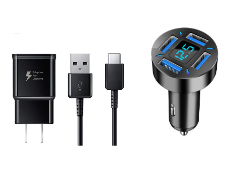 4 Port USB Fast Car Charger by Elixor EL302