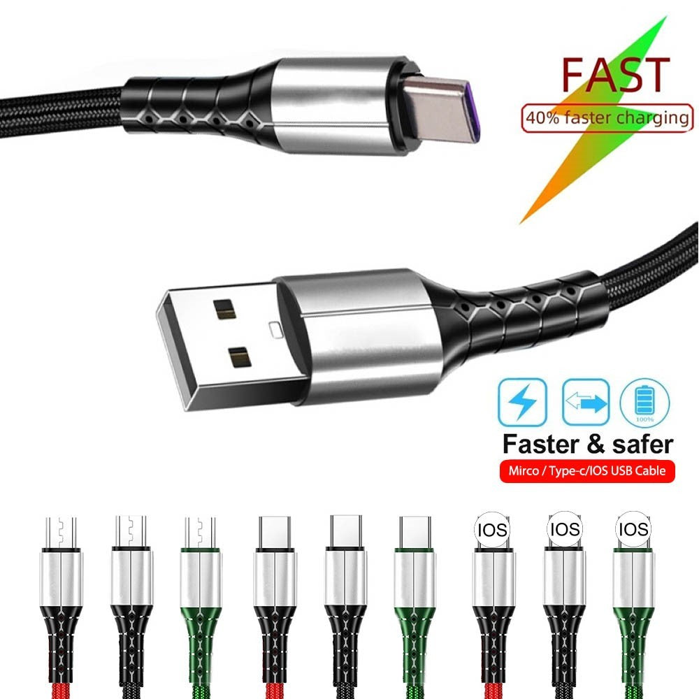 Nylon Braided Phone Fast Charger EL504