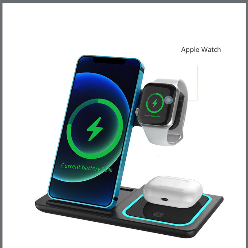3 In 1 Wireless Foldable Charger by Elixor EL204