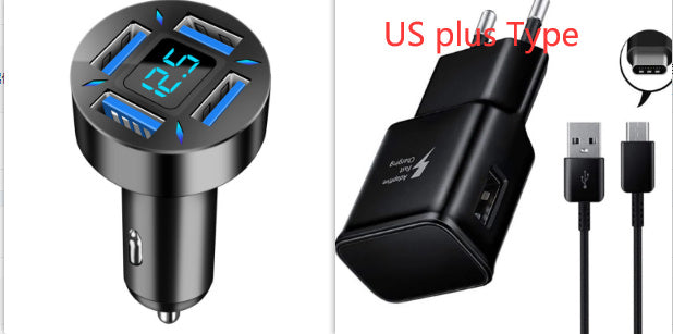 4 Port USB Fast Car Charger by Elixor EL302
