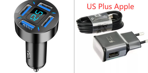 4 Port USB Fast Car Charger by Elixor EL302