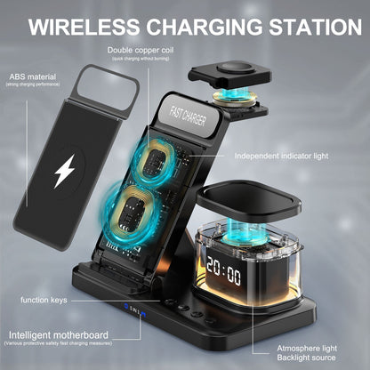 3 In 1 Original Folding Wireless Charger by Elixor EL206