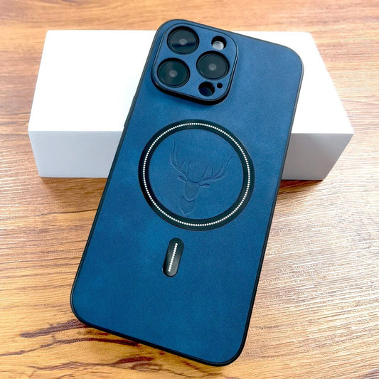 Magnetic leather case for charging EL401