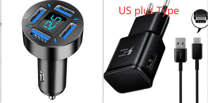 4 Port USB Fast Car Charger by Elixor EL302