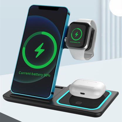 3 In 1 Wireless Foldable Charger by Elixor EL204
