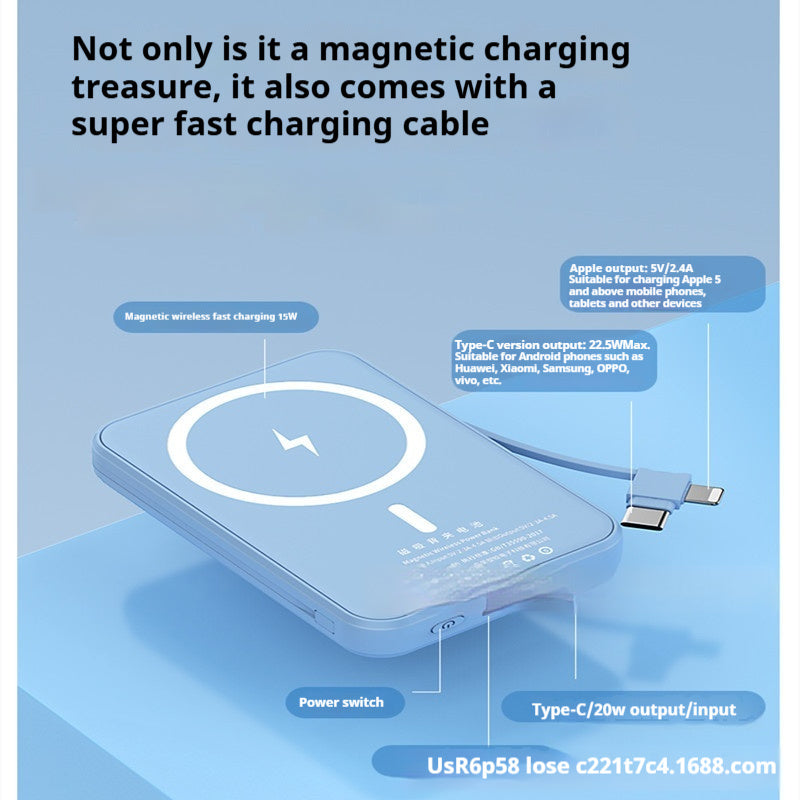66 Watt Super Fast Wireless Power Bank by Elixor EL102