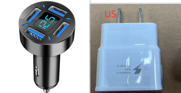 4 Port USB Fast Car Charger by Elixor EL302