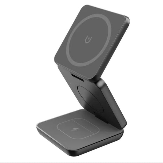 Folding 3 In 1 Wireless Charger by Elixor EL201